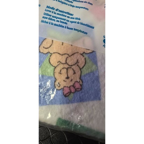 Vintage Owen Fleece Crib Blanket - Picture 5 of 7